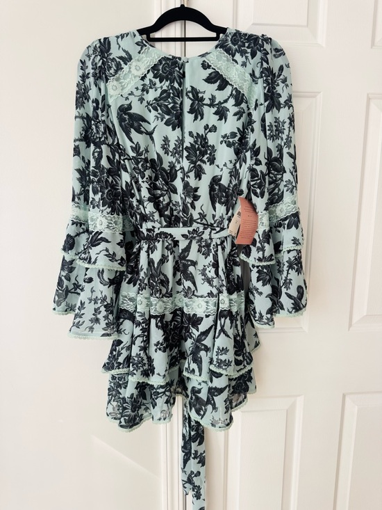 Anthropologie BHLDN Camila Kimono -Sleeve-Chiffon Mini Dress, Size M - Picture 11 of 15